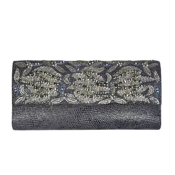 Deepa Gurnani beaded envelope clutch NEW - Picture 1 of 16